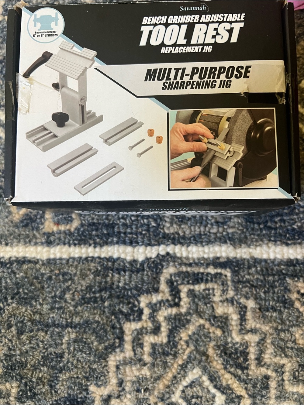 Bench Grinder Tool Rest Sharpening Jig
